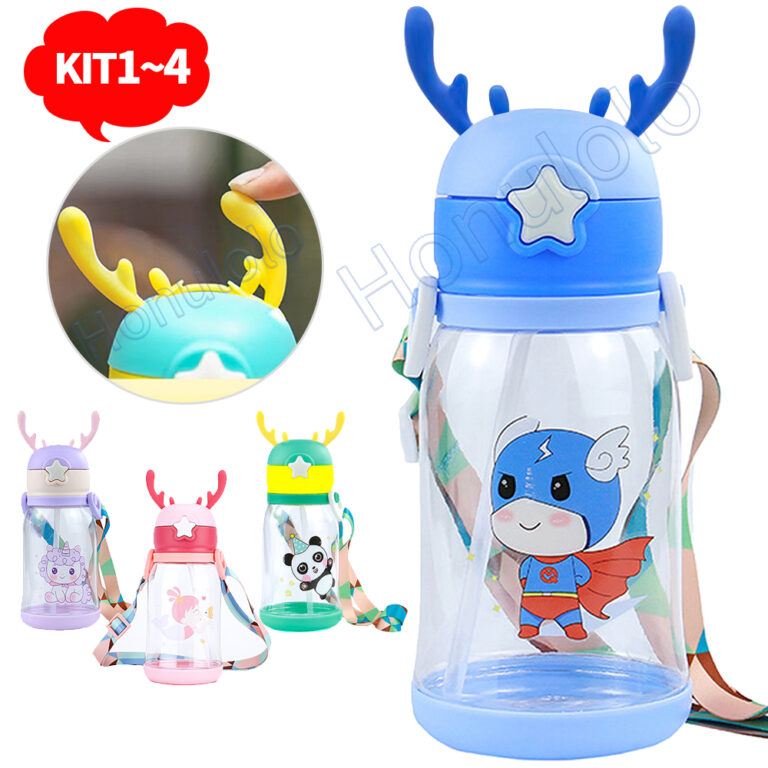KIT1~KIT4 600ml Garrafa De Alce Água Infantil Cri
