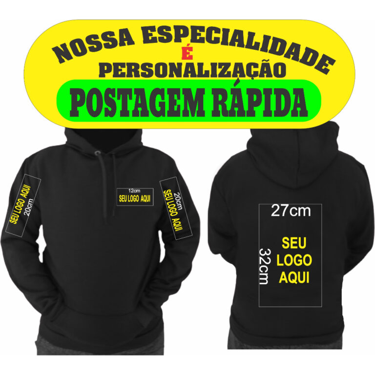 BLUSA DE FRIO Diversas Estampa Personalizada Cor 