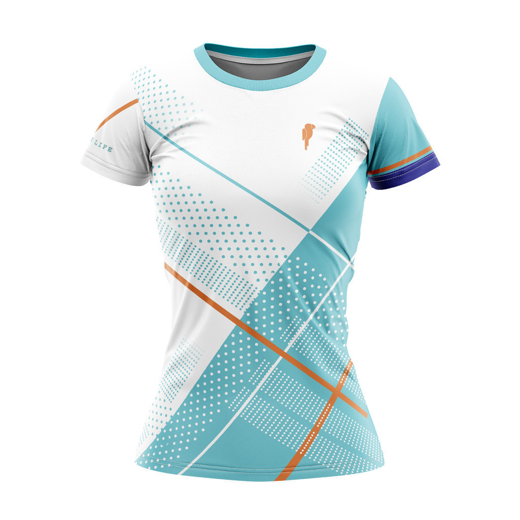 Camiseta Caminhada Dry Fit Feminina Academia Camisa Corrida Camisa Casual Beach Tennis Treino Esport