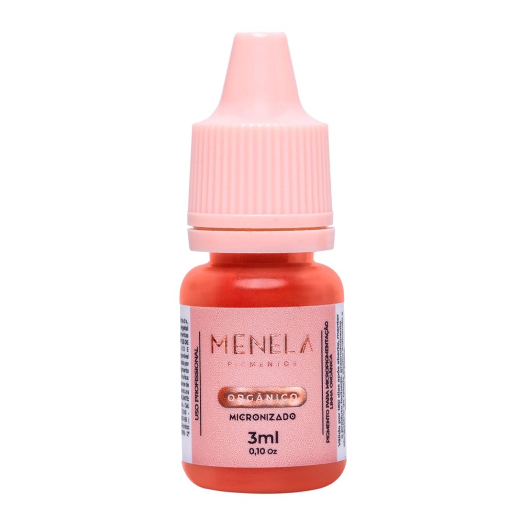 Pigmento Menela Miss Spice (Laranja) 3ml – Orgânico Micropigmentação Labial