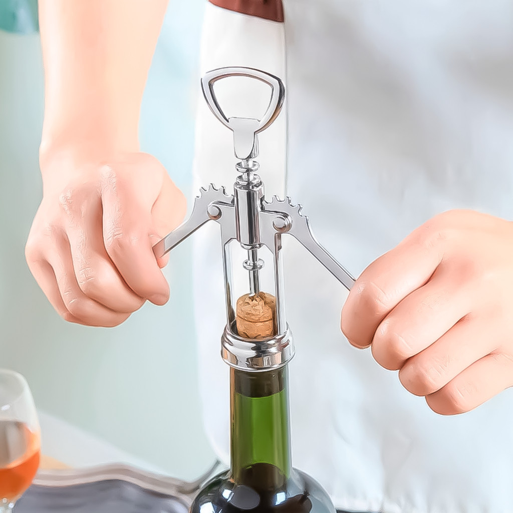 Saca Rolha Abridor De Garrafas Vinho Plastico