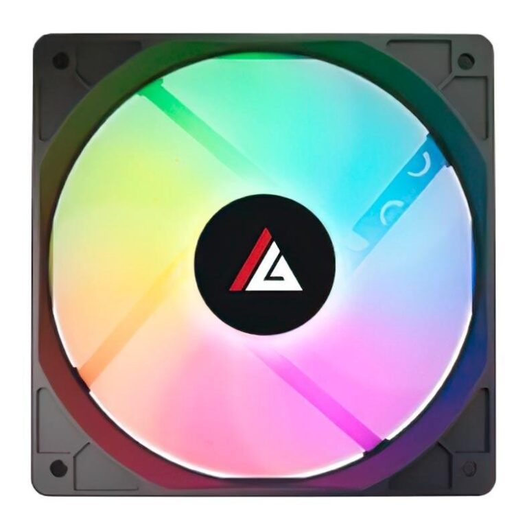 Ventoinha Acegeek RW12, 120mm, Rainbow, Preto, AG-