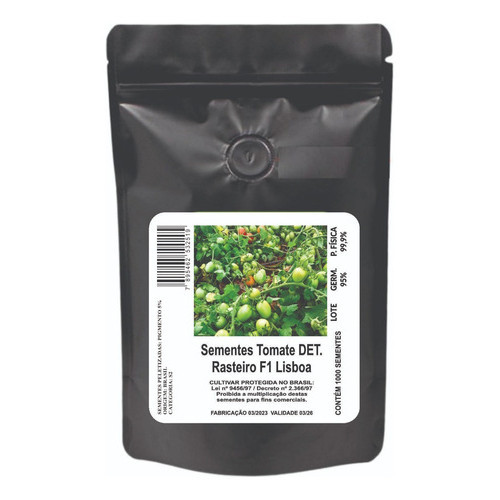 1.000 Sementes De Tomate Rasteiro Lisboa Determin