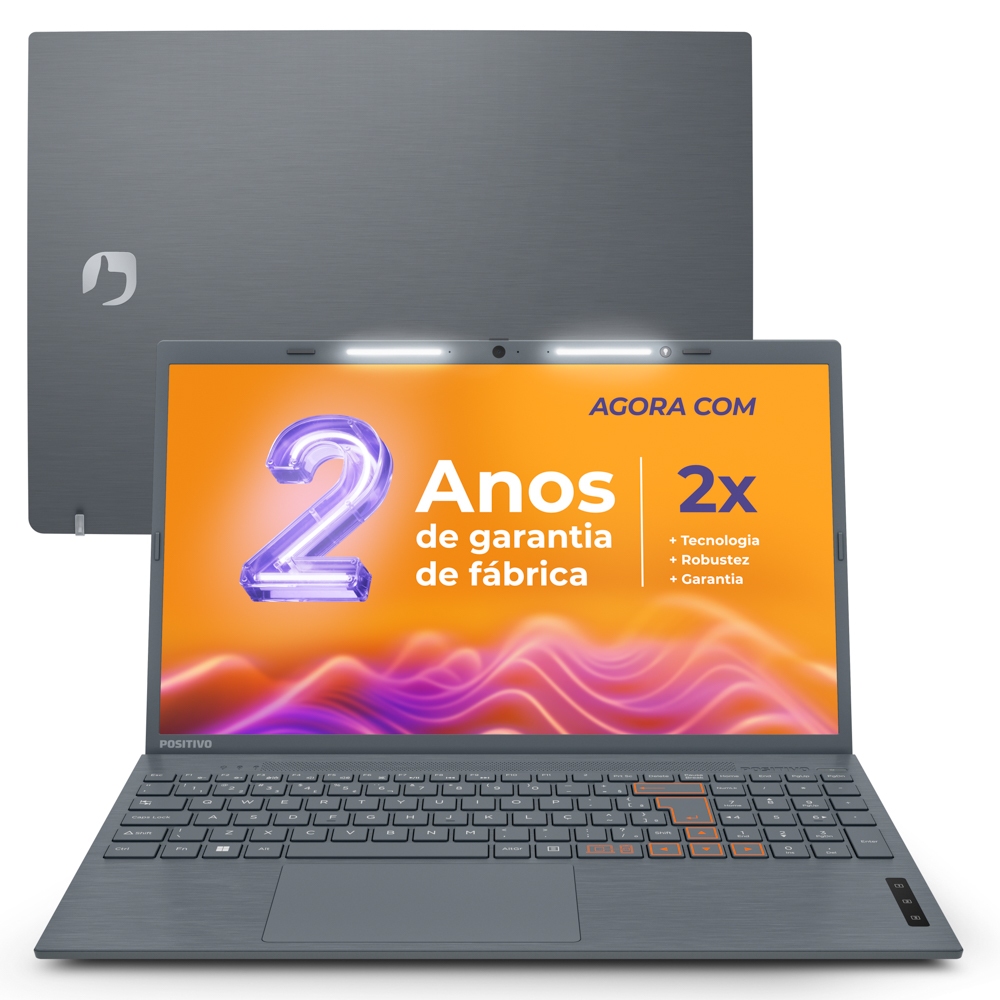 Notebook Positivo Vision C14 Lumina BAR Intel Celeron N4500 Windows 11 Home 8GB RAM 128GB eMMC 14