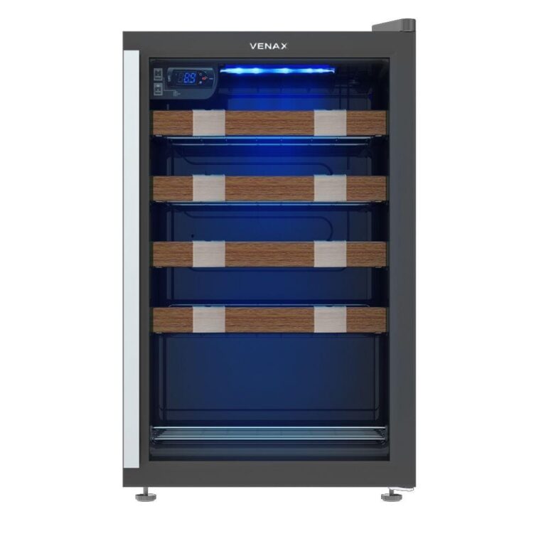 Adega Piubella 100L 24 Garrafas Preta Venax 110V 7