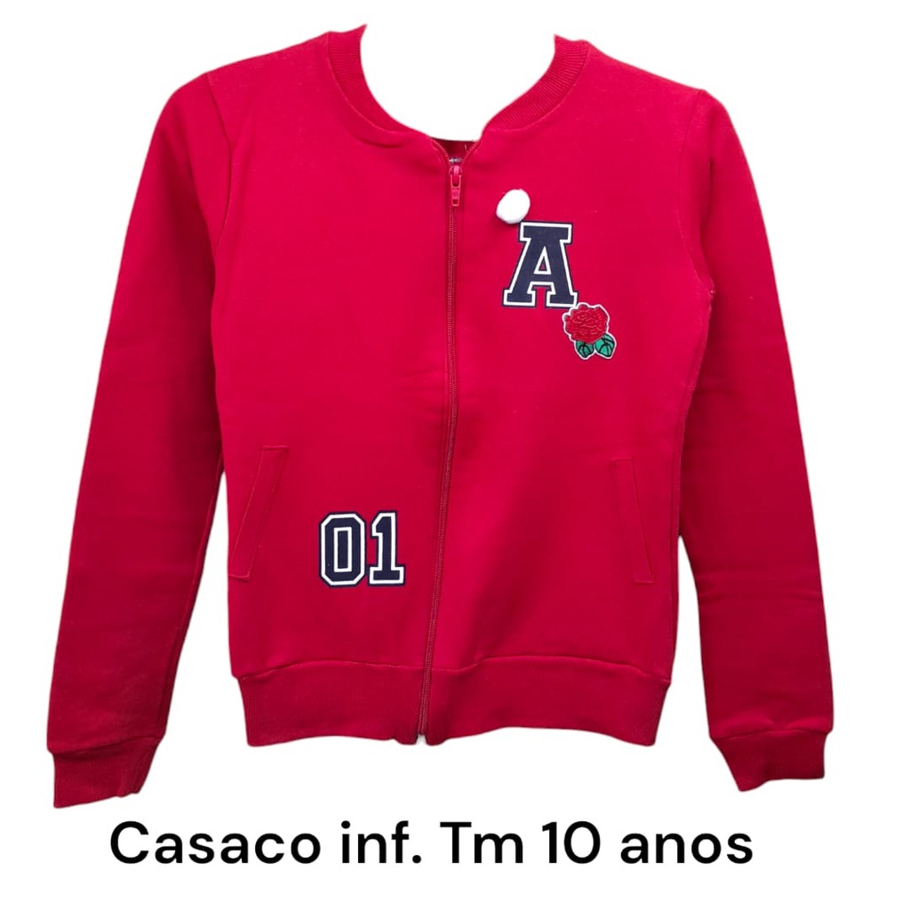 Casaco Infantil Tamanho 10 Feminino