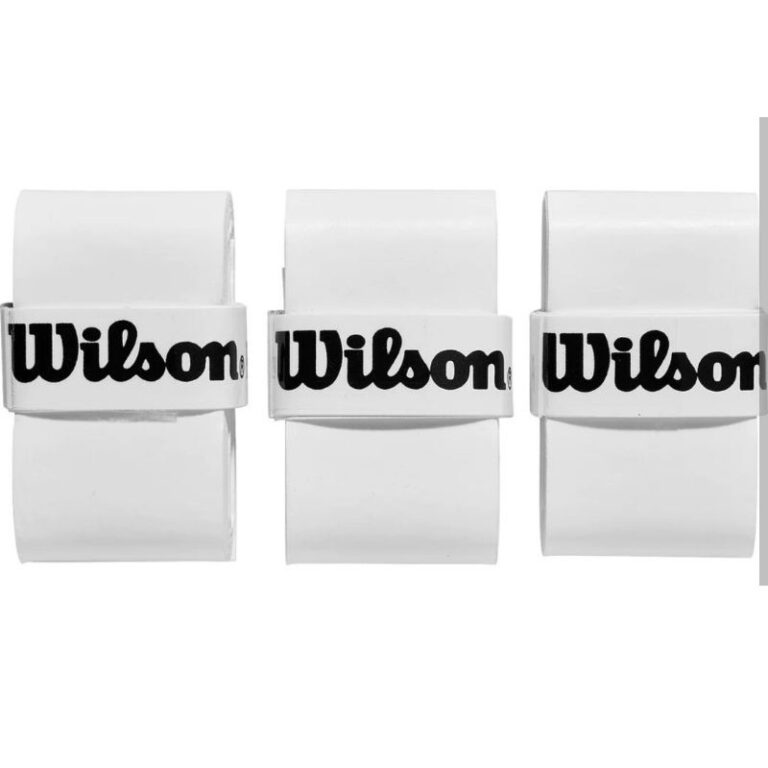 Kit Overgrip Wilson Confort Pegajoso Liso Para Raq