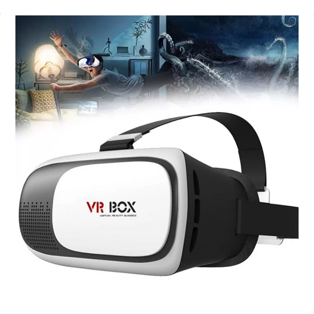 Oculos De Visão 360 Graus Realidade Virtual 3d + Controle