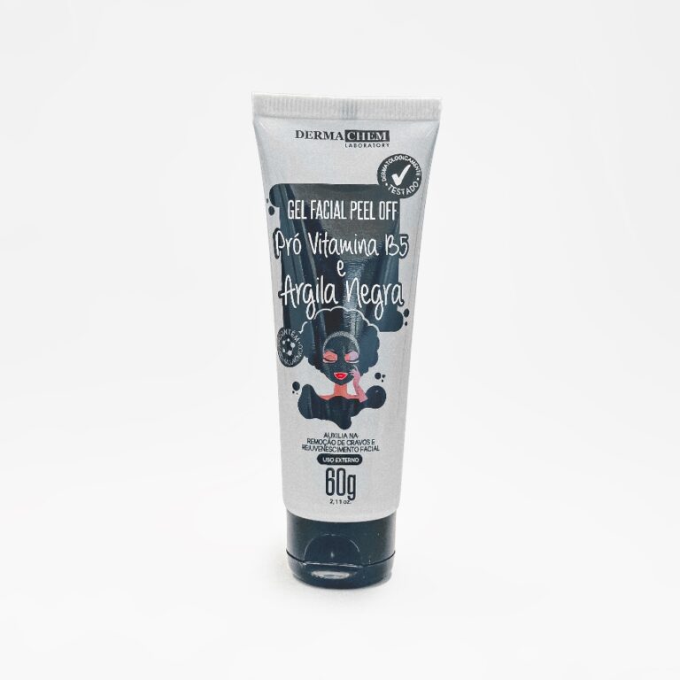Gel Facial Peel Off Pro Vitamina B5 Argila Negra D