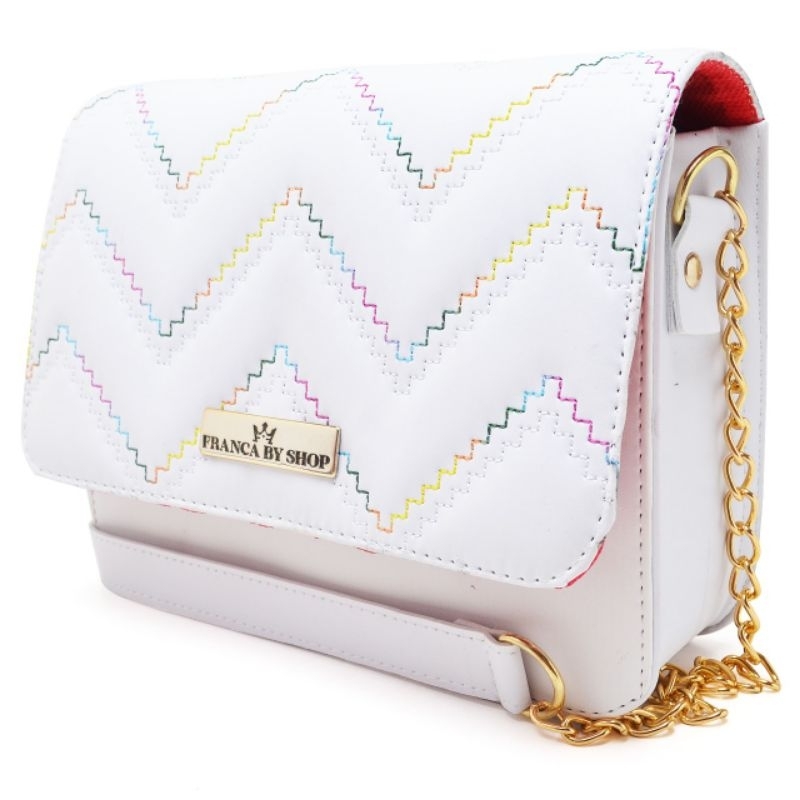 Bolsa Feminina De Ombro Alça Corrente Lorena Luxo Elegante Lançamento