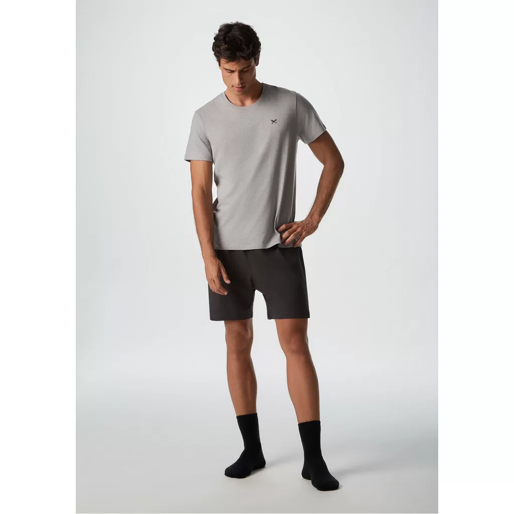 Pijama Curto Masculino Com Bordado