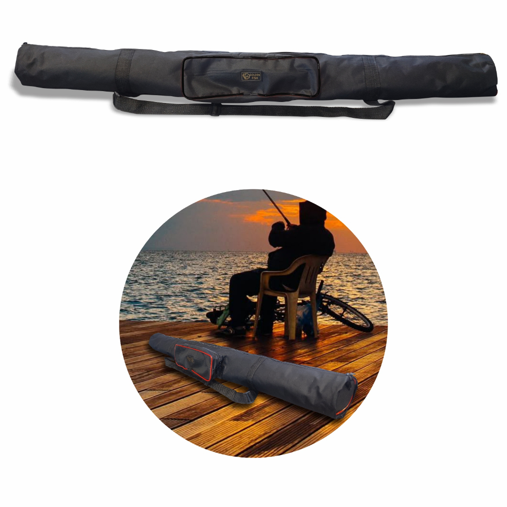 Bolsa Porta Varas Flexível Sem Tubo 1,50mt Reforçada PRETO