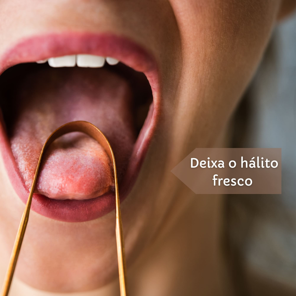Raspador Limpador de Língua Cor Cobre Puro Ayurveda para Higiene Bucal Completa – NO2PROBLEMS