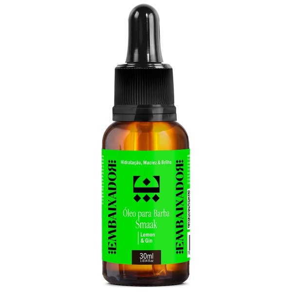 OLEO PARA BARBA SMAAK LEMON GIN 30ML – EMBAI
