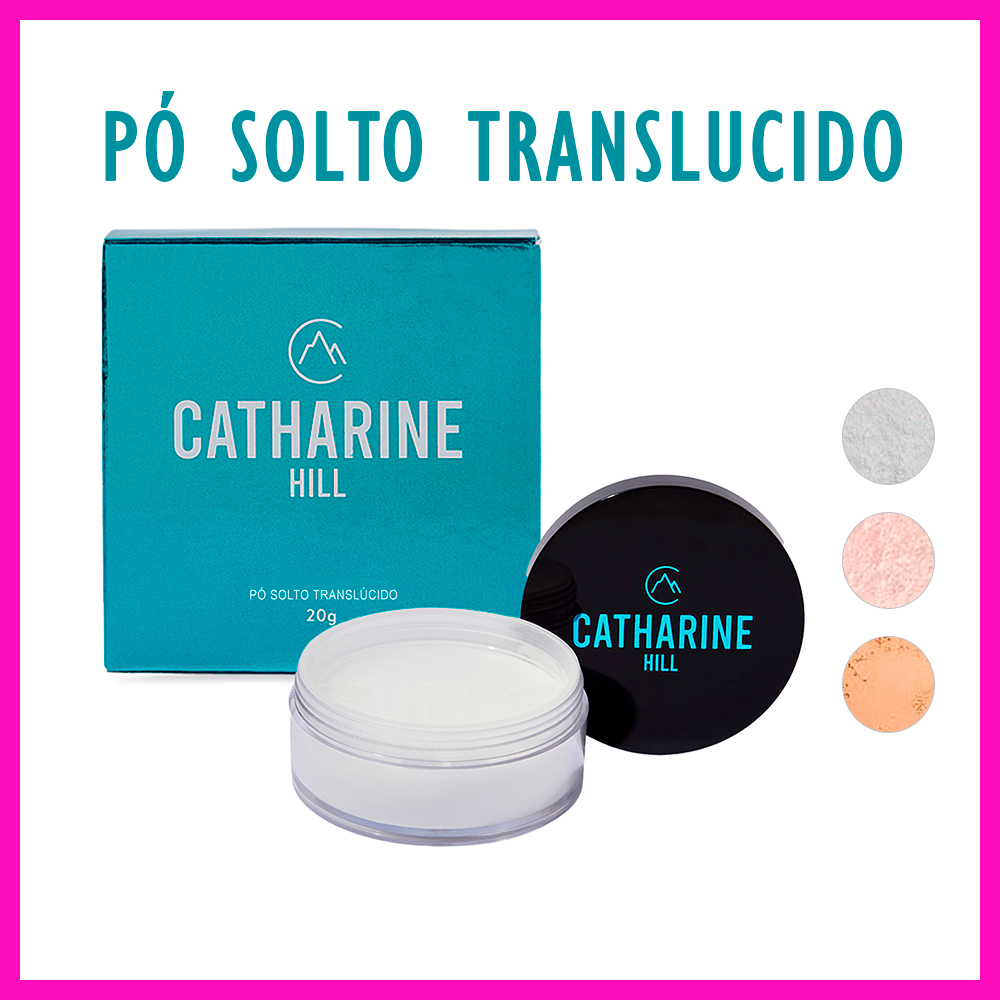 Catharine Hill Pó Solto Translúcido (Ideal para Fixar e Aumentar a Durabilidade da Maquiagem)