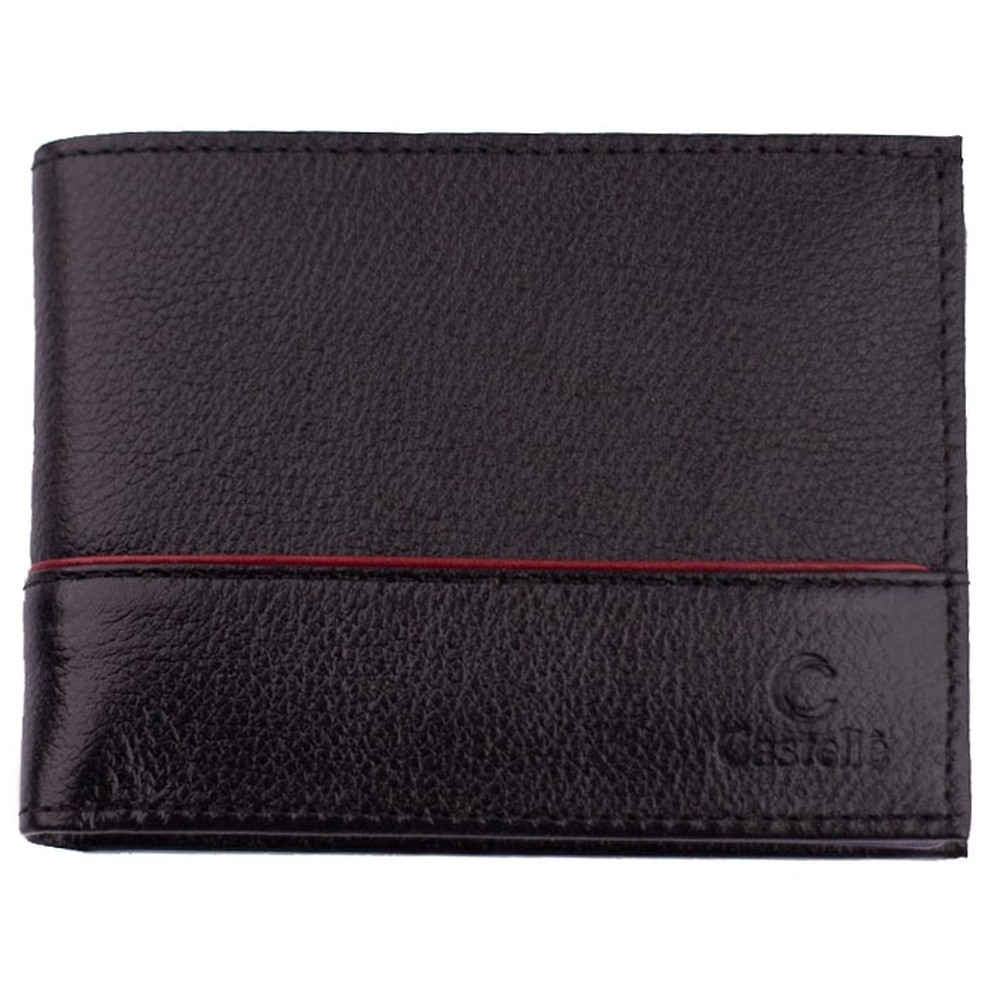 Carteira Casteliê 1618 Couro Masculina – Preto