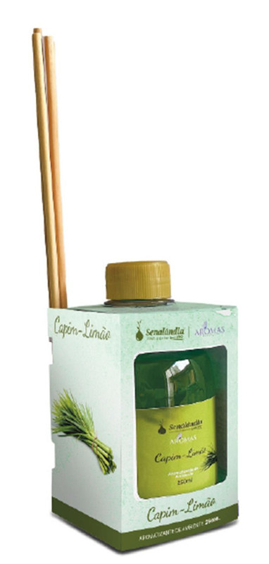 AROMATIZADOR 250 ML CAPIM LIMÃO C/ VARETA –