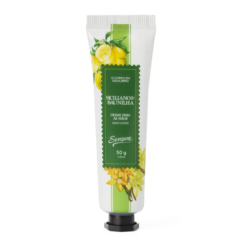 Creme Hidratante para Mãos Siciliano E Baunilha 50g Sensore Avatim