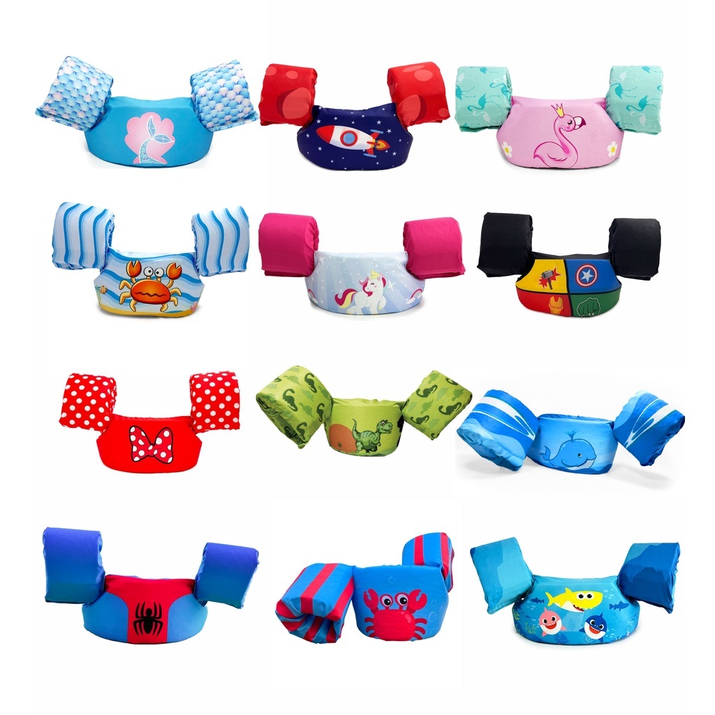 Boia Infantil de Natação  Colete Flutuante Seguro para Crianças de 1 a 6 Anos