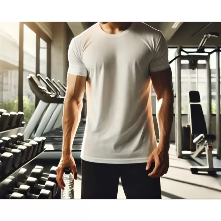Camiseta Branca de Poliéster Perfeita para Treino