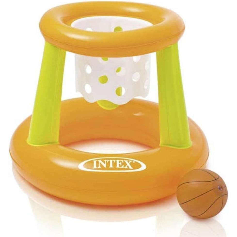 Cesta de Basquete Flutuante Inflável para Piscina Intex
