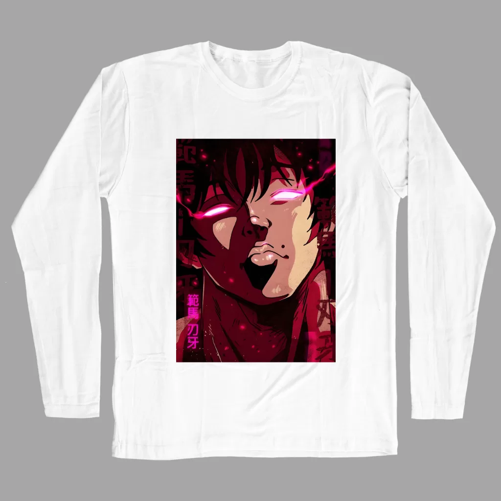 Camiseta Anime Bak Manga Longa Desenho Baki