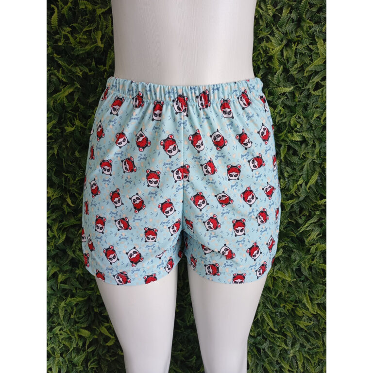 Kit 5 Shorts SORTIDOS Liganete Pijamas Feminino Sh