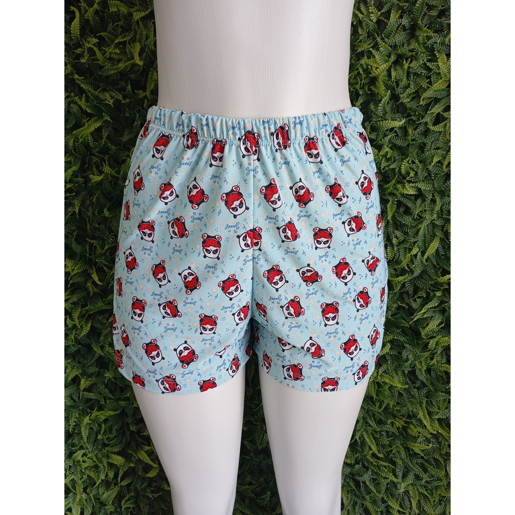 Kit 5 Shorts SORTIDOS Liganete Pijamas Feminino Short Doll Confortável Variados De Verão