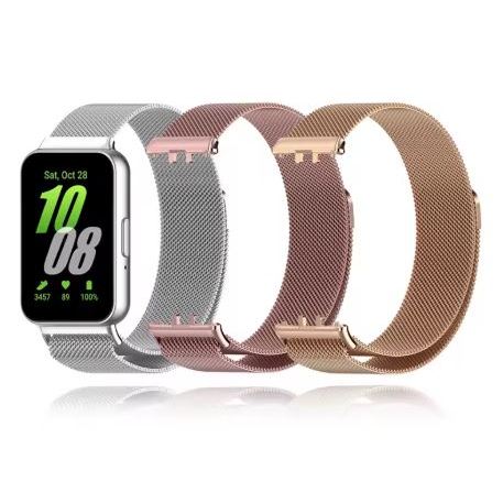 Pulseira Bracelete Milanesa De Metal Para Samsung 