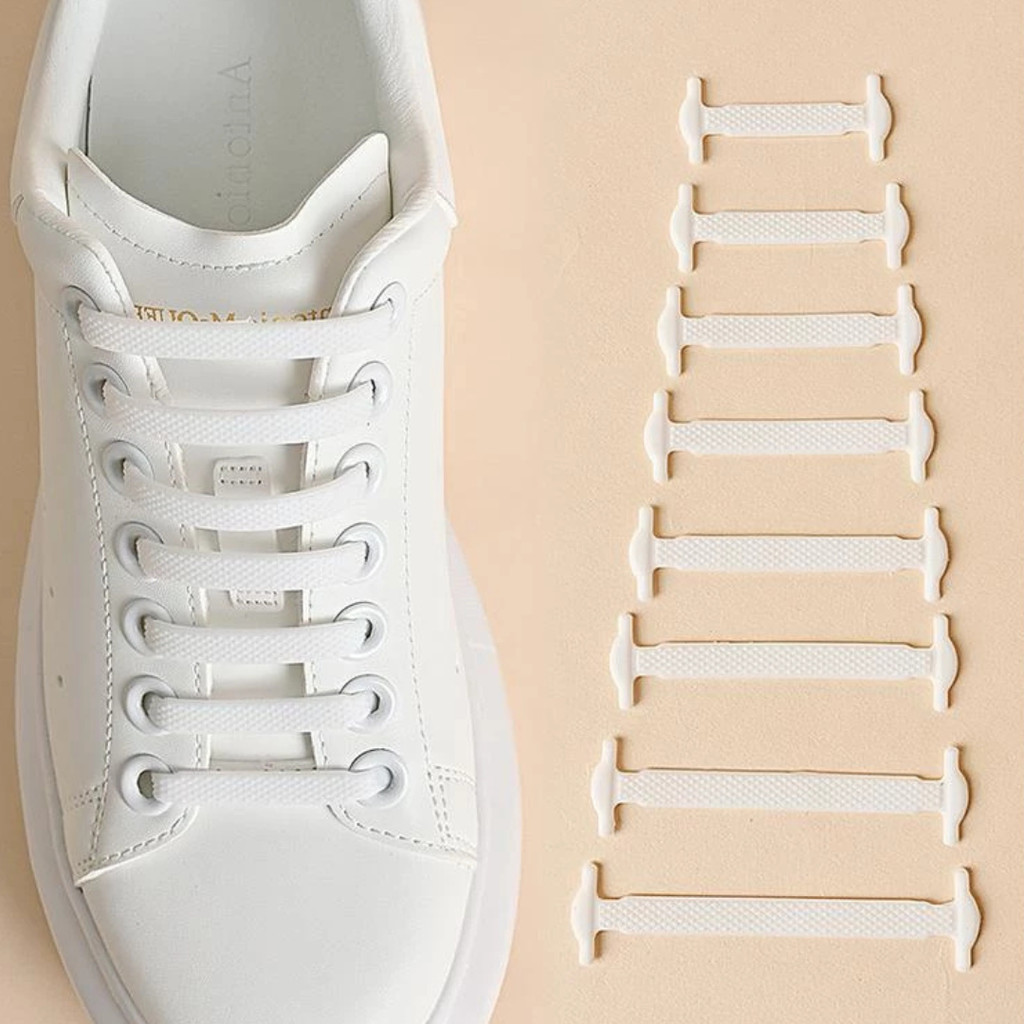 16 Pçs/Lote Silicone Sem Gravata Cadarços Sapatos Acessórios Elástico Rendas Cadarço Criativo Pregui