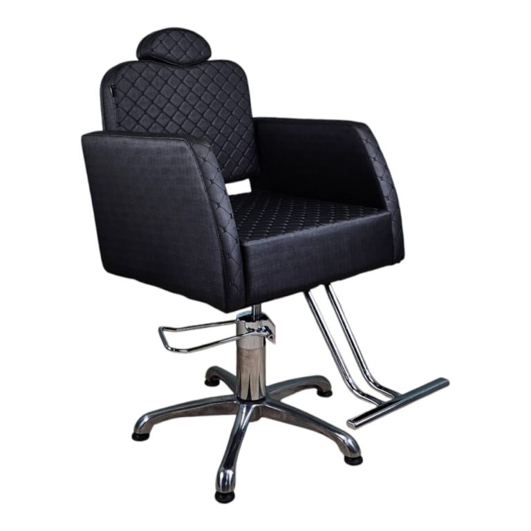 Cadeira Nexus Fixa Salão De Beleza Preto Factor D