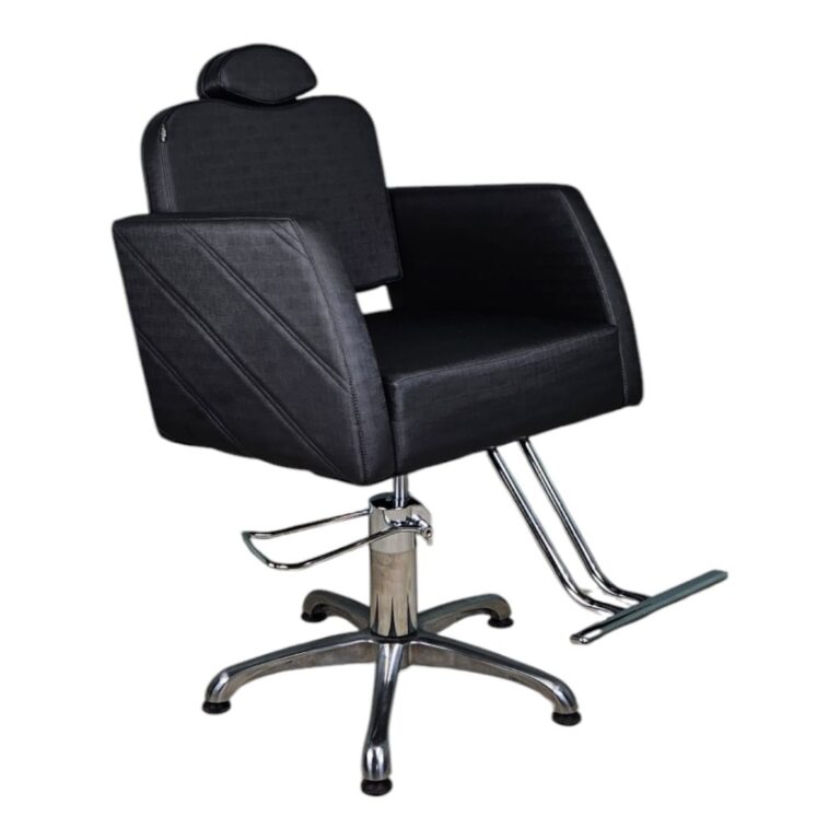 Cadeira Nexus Fixa Salão De Beleza Preto Factor A