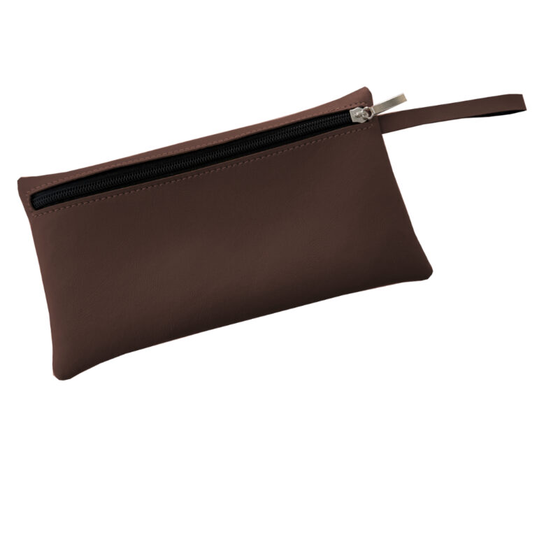 Bolsa Nécessaire de Mão Organizadora em Couro Si