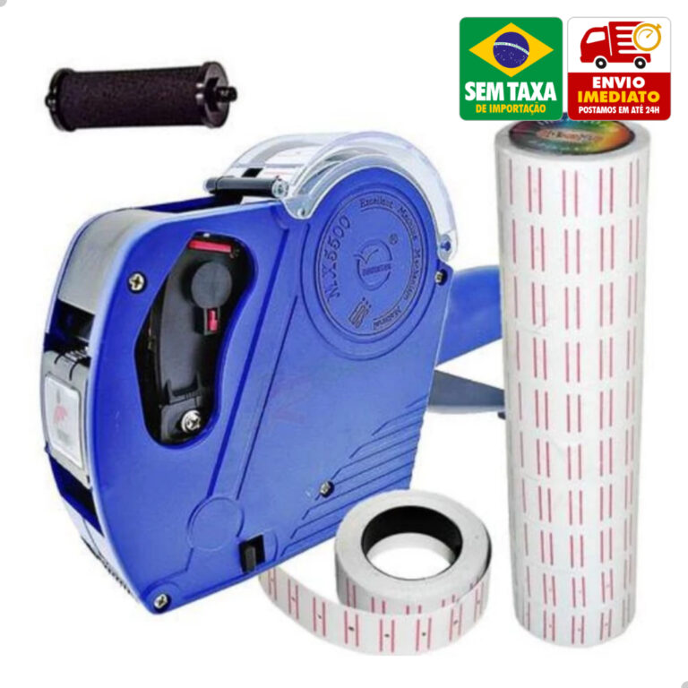 Kit Etiquetadora de Preço 8 dígitos + 11rolo eti