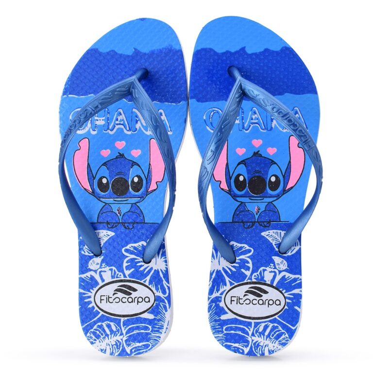 Chinelo Feminino Stitch Leve Macio Confortável Ve