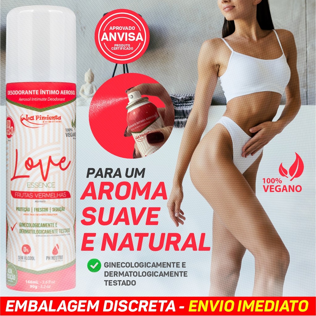 DESODORANTE INTIMO ESSENCE: SENSACAO REFRESCANTE EM QUALQUER MOMENTO