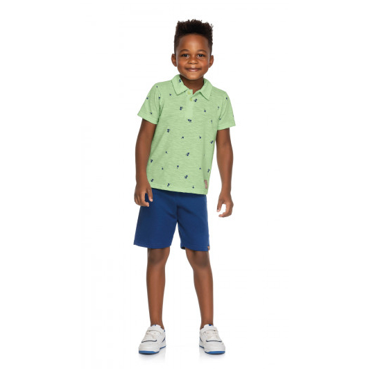 Camisa Pólo Verão Infantil Menino Elian 4/8 2412
