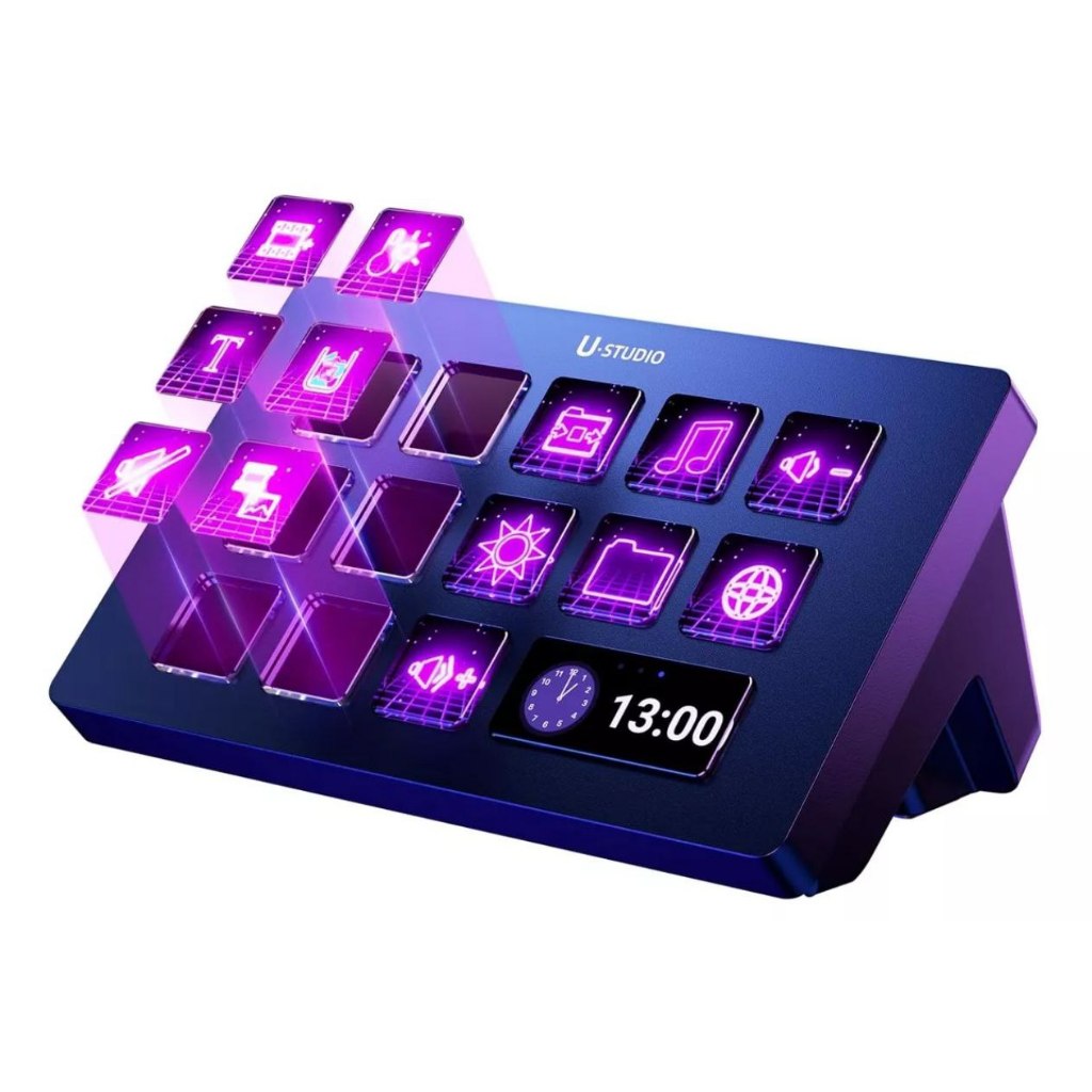 Ulanzi D200 Stream Deck para jogos / Escritório / Livestreaming / Criação de conteúdo