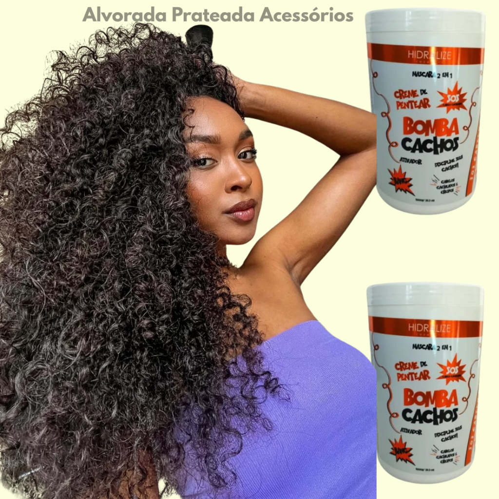 Creme De Pentear Bomba De Cachos 1 kg Envio Imediato