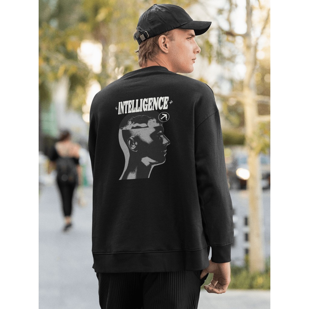 Moletom Careca Blusa de Frio Suéter Gola Redonda Masculino Casual Streetwear Estampado – DBF Wear