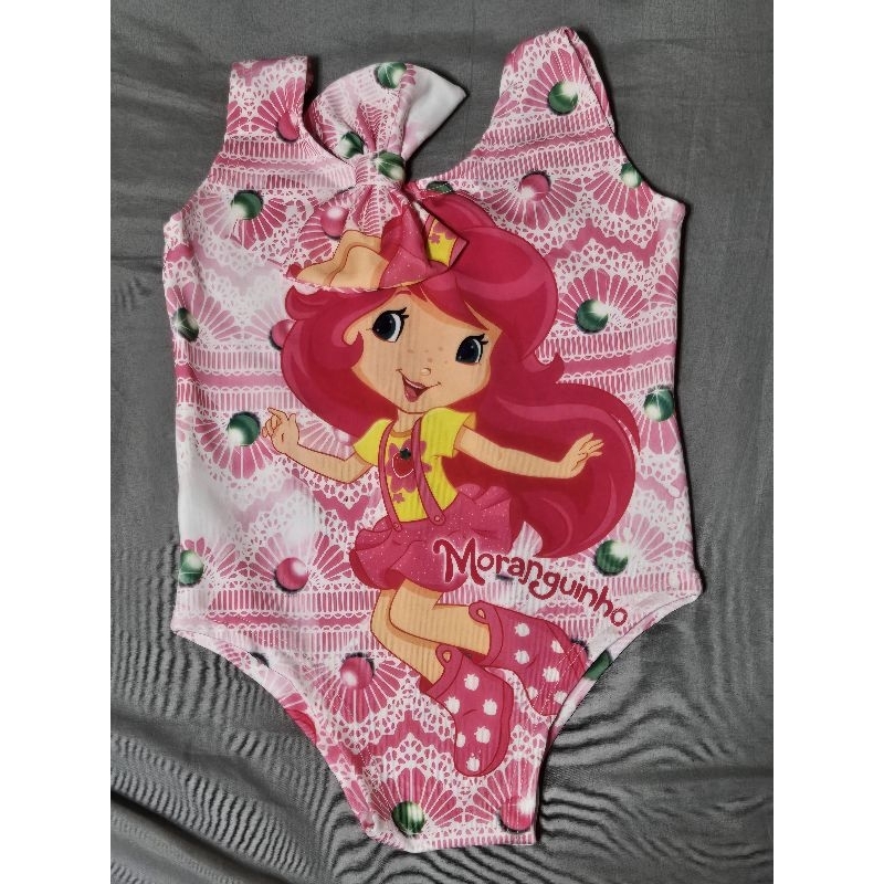 body tematico maio moranguinho tam 3.5 anos