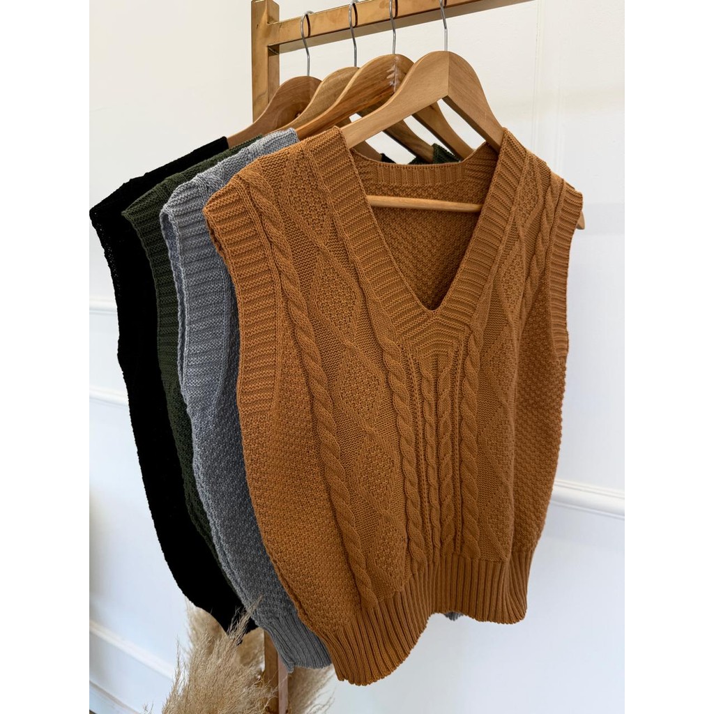 Colete Tricot Mariah Decote V