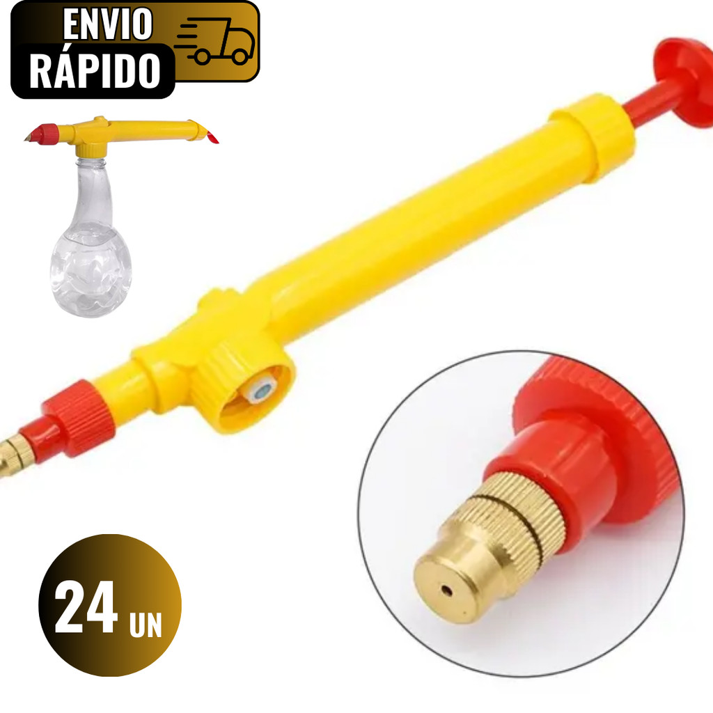 Conjunto 24 Pulverizadores Com Jato Regulável Rosca Universal Para Jardinagem Limpeza