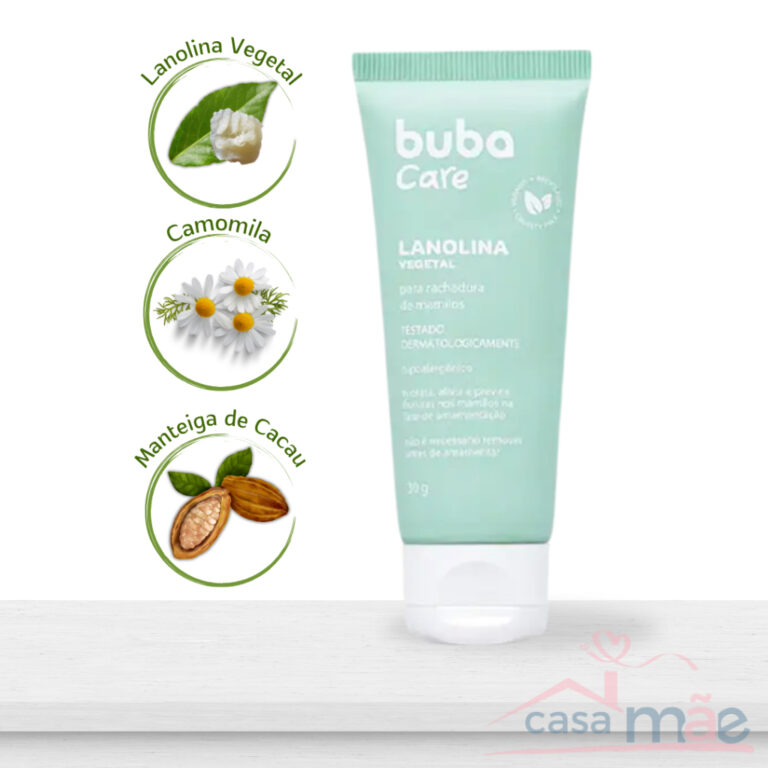 Pomada Lanolina Vegetal para Fissuras Mamárias Bu