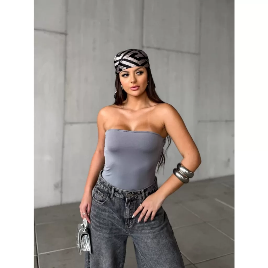 Tomara que caia Top tube Suplex Premium feminino básica clean girl Tumblr