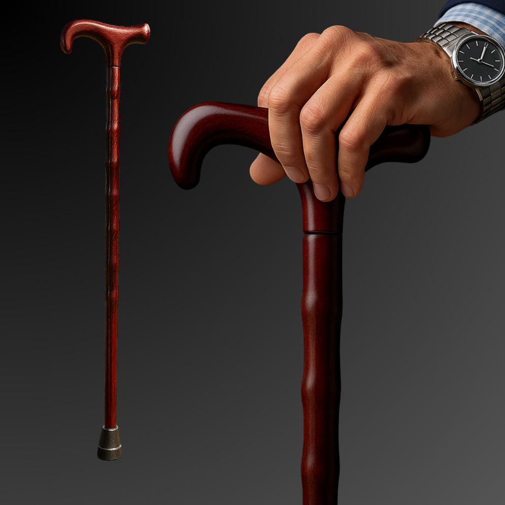 Bengala de madeira 90CM para idoso apoio velho idade senhora senhor 60KG muleta ortopédico resistent