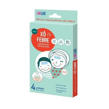 Xô Febre Alivio Da Febre Criança Compressa em ge