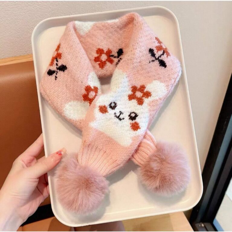 Cachecol De Pescoço Infantil Grosso Para Inverno 