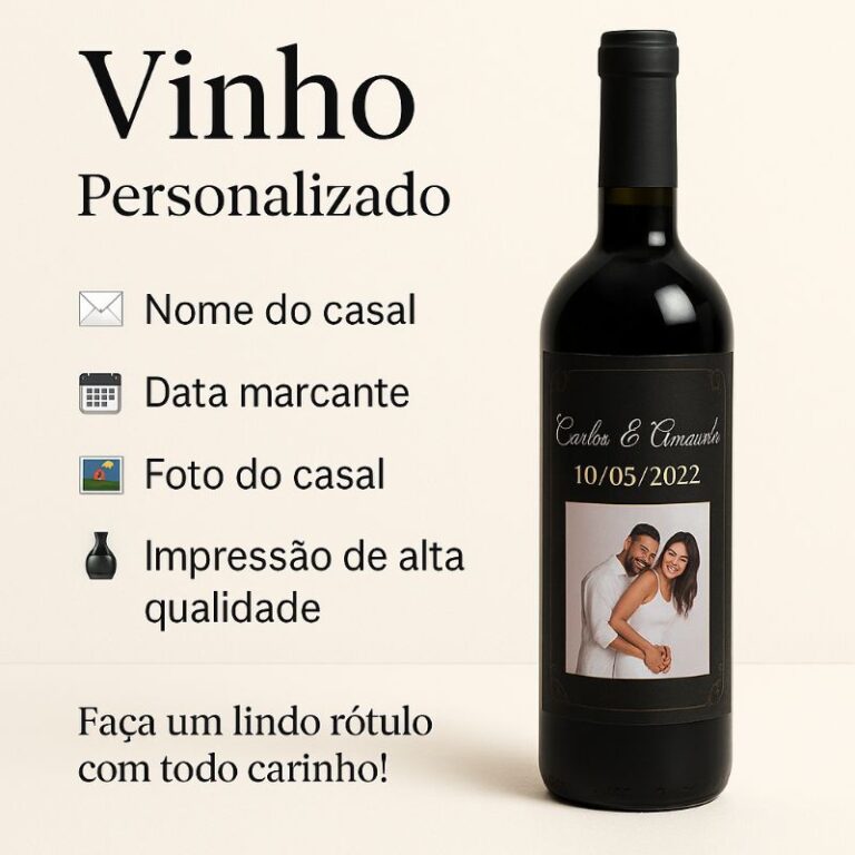 Garrafa Personalizado Exclusiva – Presente  