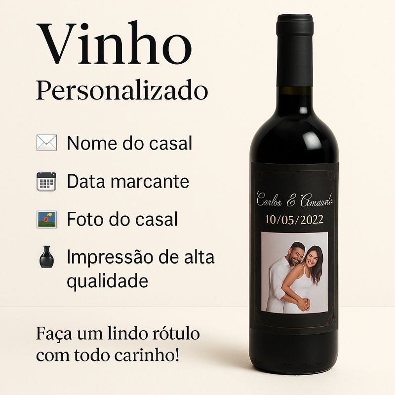Garrafa Personalizado Exclusiva – Presente  Garrafa